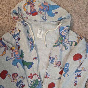Disney Toy Story Zip hoodie sweater Size Small